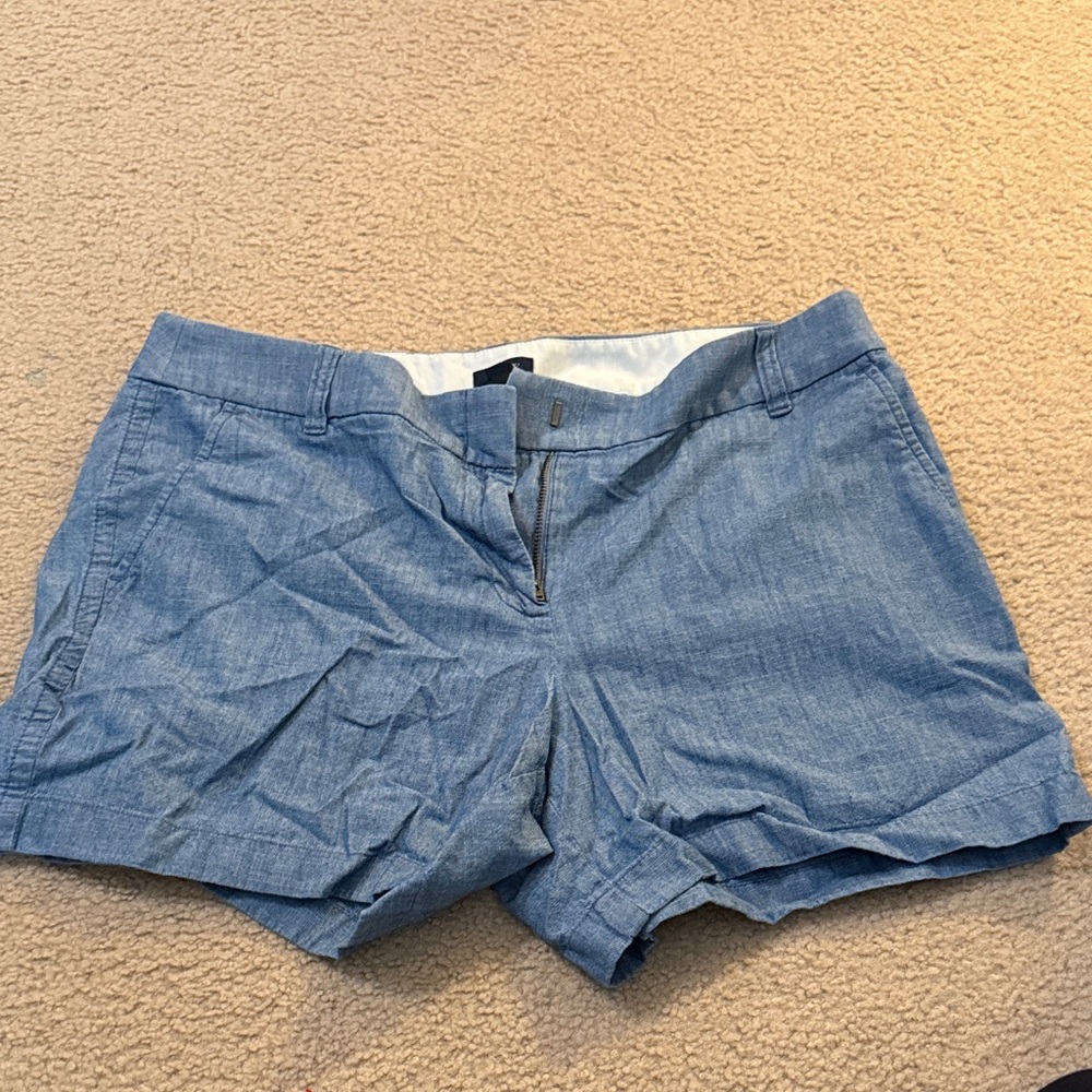 J. Crew Light Blue Women's Bermudas